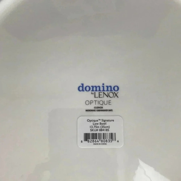NEW Domino by Lenox Optique Low Serving Bowl 14" #884185 - Picture 4 of 4